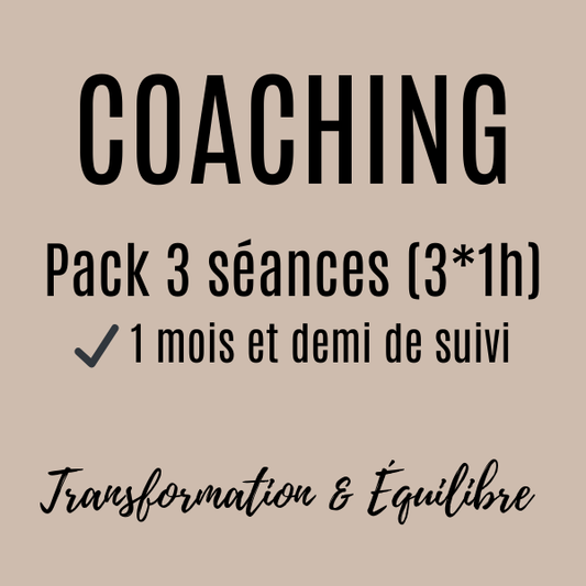 Coaching : Pack 3 séances